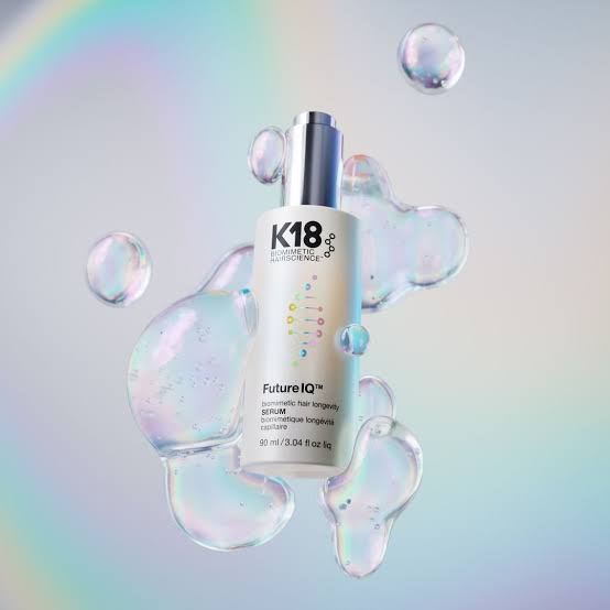 K18 FutureIQ biomimetic hair longevity serum bottle